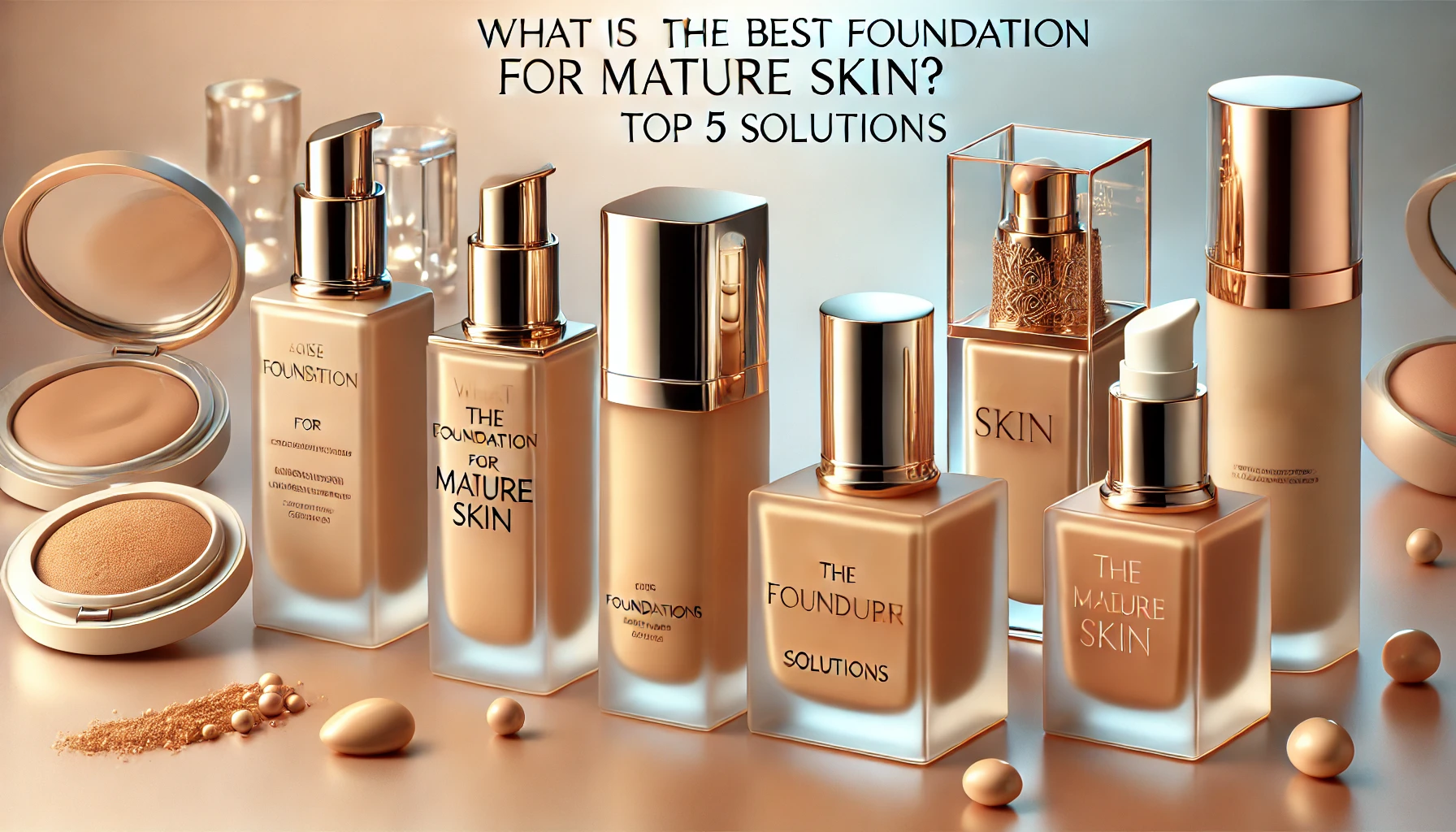 What Is the Best Foundation for Mature Skin? Top 5 Solutions