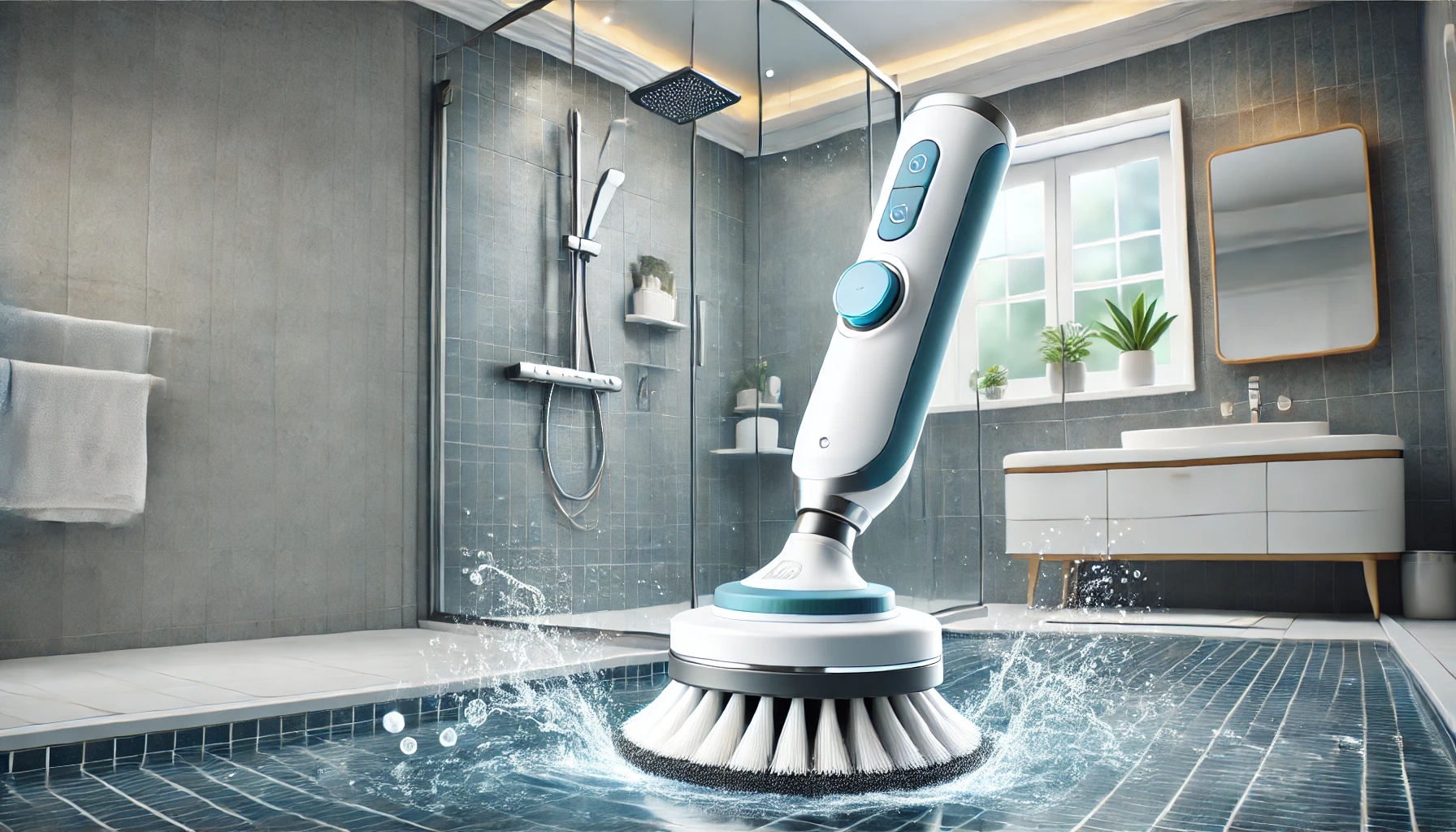 electric shower scrubber
